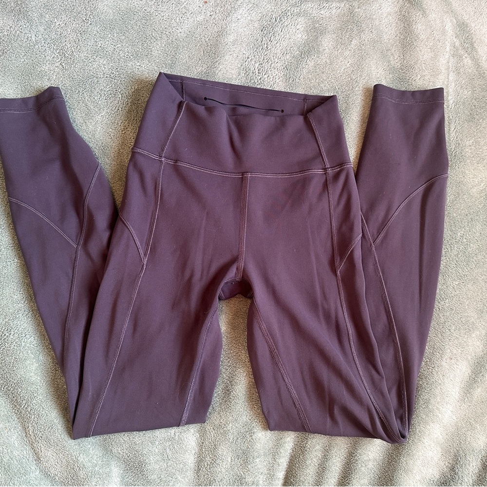 Lululemon Purple High-Waist Leggings